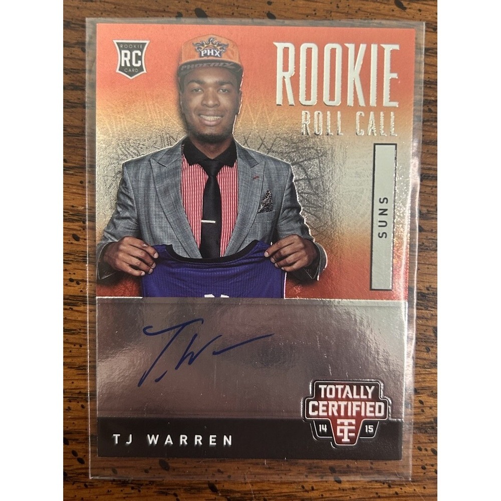 2014 Panini Totally Certified Roll Call /249 TJ Warren #RRC-TJW Rookie Auto RC
